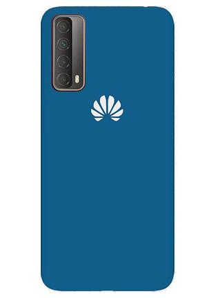 Чехол silicone case premium для huawei p smart 2021 azure (10) синий