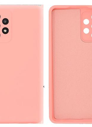 Чохол силіконовий full camera protective для samsung a53 (18) pink sand пісочно-рожевий