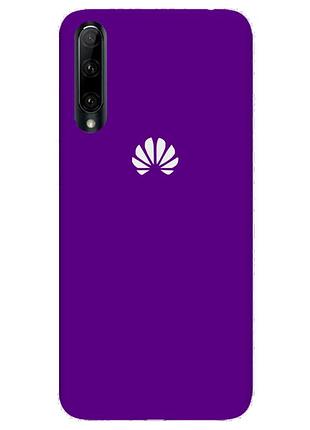 Чехол silicone case premium для huawei p smart s purple (14) фиолетовый