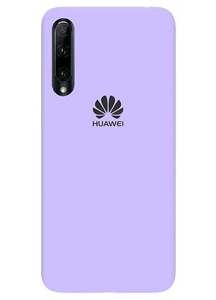 Чехол silicone case premium для huawei p smart s lilac (13) лиловый