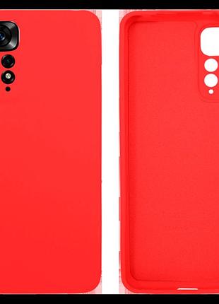 Чехол silicone case camera protective для xiaomi redmi note 11 pro (01) красный red