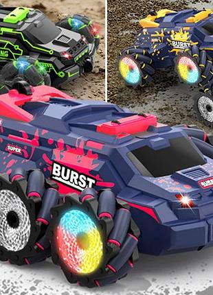 Іграшка автомобіль для трюків berserk stunt car jc03pro з шістьма колесами дрифт для дітей від 8 років з пультом управління