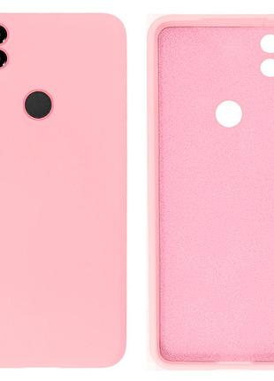 Чехол silicone case camera protective для xiaomi redmi 9c (17) розовый light pink