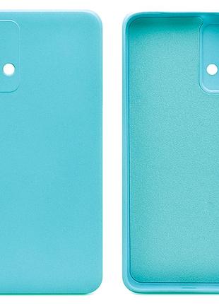 Чехол silicone case camera protective для xiaomi redmi 9t (02) бирюза sea blue