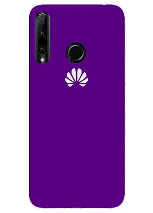 Чехол silicone case premium для huawei p smart plus 2019 purple (14) фиолетовый