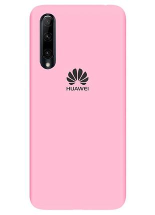 Чехол silicone case premium для huawei p20 pro light pink (17) розовый