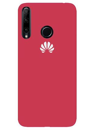 Чехол silicone case premium для huawei honor 10i camelia (15) светло красный