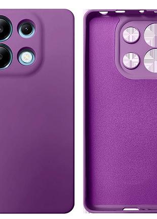 Чехол силиконовый full camera protective для xiaomi redmi note 13 4g (14) purple фиолетовый