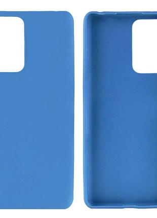 Чехол silicone case camera protective для xiaomi poco m5 (16) синий blue