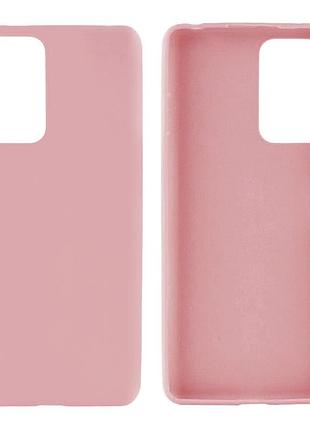 Чехол silicone case camera protective для xiaomi poco m4 pro 4g (18) пудра pink sand