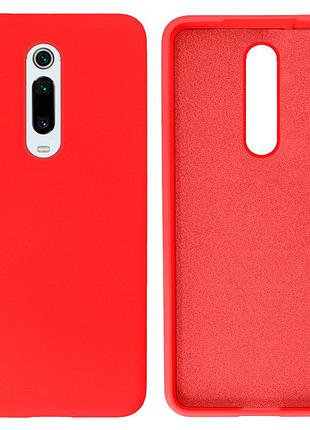 Чехол silicone case camera protective для xiaomi mi 9t (01) красный red