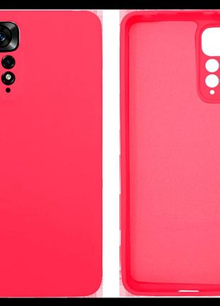 Чехол silicone case camera protective для xiaomi redmi note 11 (12) коралловый coral