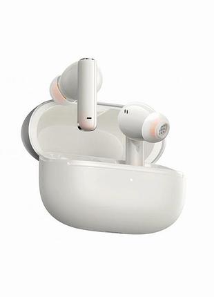 Bluetooth гарнитура tws baseus storm 1 для музыки и звонков беспроводные наушники с шумоподавлением белые