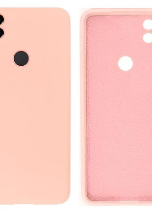 Чехол silicone case camera protective для xiaomi redmi 9c (18) пудра pink sand