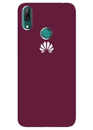Чехол silicone case premium для huawei p smart marsala (23) марсала