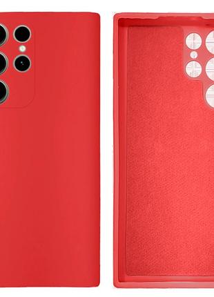 Чохол силіконовий full camera protective для samsung s23 ultra (1) red червоний