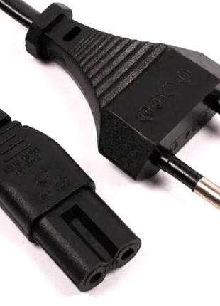 Сетевой кабель 2-pin для зарядки и питания устройств с надежной изоляцией и качественными материалами