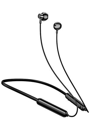 Bluetooth наушники hoco es67 беспроводные для музыки и звонков черные с аккумулятором 130 мач 20 часов работы