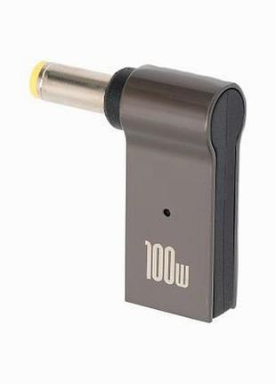 Адаптер usb c к dc7956 для зарядки ноутбуков и гаджетов 12в 5а компактный и универсальный
