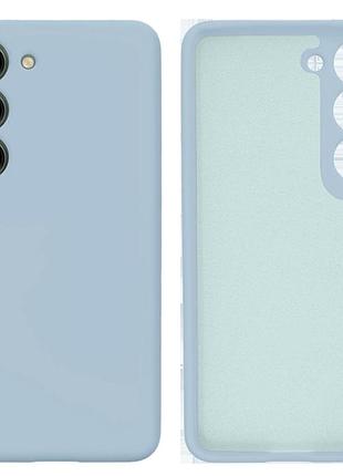 Чохол силіконовий full camera protective для samsung s23 (11) lilac cream бузковий