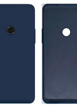 Чехол silicone case camera protective для xiaomi redmi 7 (08) темно синий dark blue
