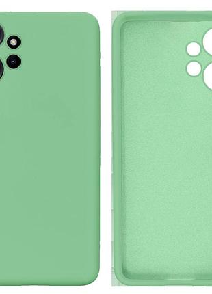 Чехол силиконовый full camera protective для xiaomi redmi note 12 (19) mint мятный