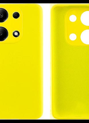 Чохол silicone case camera protective для xiaomi redmi note 13 pro 4g (06) лимонний flash