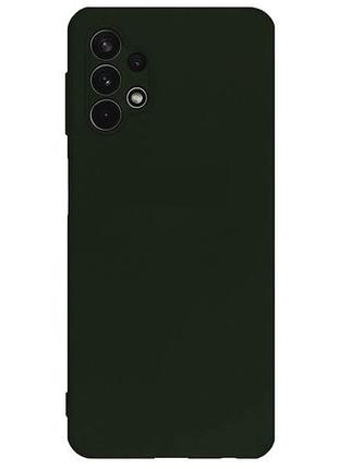 Чехол silicone case camera protective для samsung a32 (03) черный black
