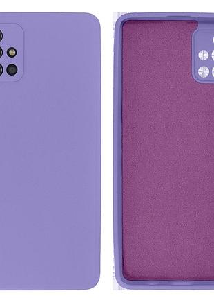 Чохол силіконовий full camera protective для samsung a51 (13) lilac бузковий