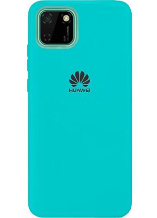 Чохол silicone case premium для huawei y5p 2020 sea blue (02) бірюза
