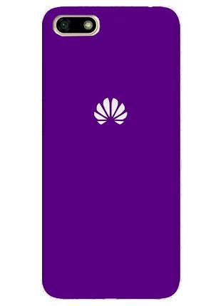 Чохол silicone case premium для huawei y5 2018 purple (14) фіолетовий