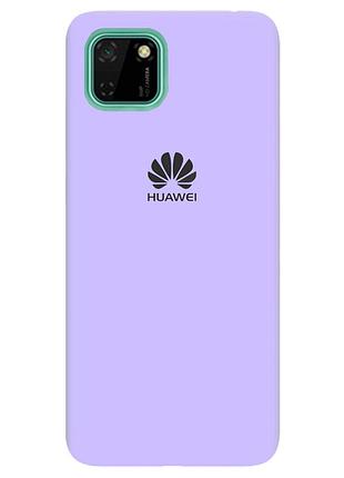 Чехол silicone case premium для huawei y5p 2020 lilac (13) лиловый