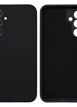 Чехол silicone case camera protective для samsung a54 (03) черный black