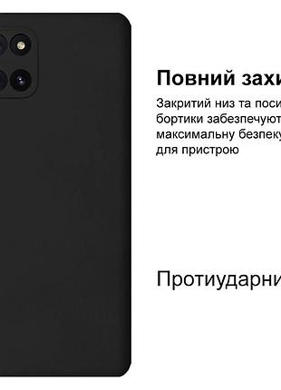 Чехол silicone case camera protective для samsung note 10 lite (03) черный black 2