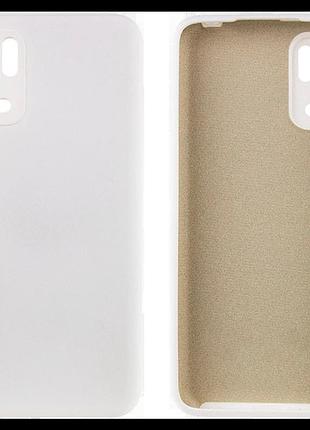 Чохол silicone case camera protective для xiaomi redmi note 10 5g (09) білий white