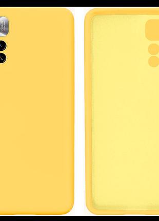 Чохол silicone case camera protective для xiaomi redmi note 11 pro+ (20) жовтий yellow