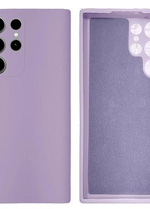 Чохол силіконовий full camera protective для samsung s23 ultra (13) lilac бузковий