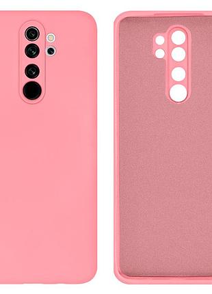 Чохол silicone case camera protective для xiaomi redmi note 8 pro (04) рожевий pink
