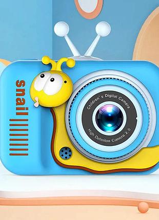 Дитячий фотоапарат children`s fun camera x14 з відеозйомкою для дітей від 3 років синій компактний
