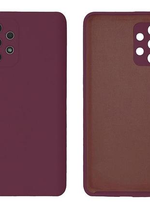 Чохол silicone case camera protective для samsung a53 (23) марсала marsala