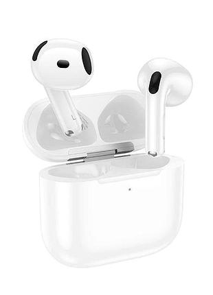 Bluetooth гарнітура hoco ew85 tws з шумоподавленням для дзвінків і музики 4 години роботи 300 маг чохол