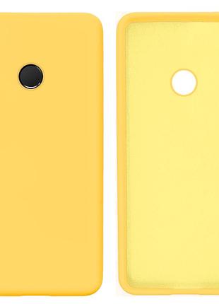 Чохол силіконовий full протиударний premium для huawei p20 lite (20) canary yellow жовтий