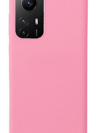 Чехол silicone case camera protective для xiaomi redmi note 12s (17) розовый light pink 2