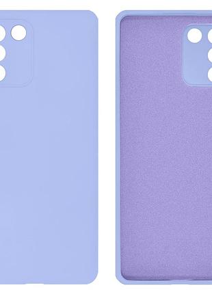 Чохол silicone case camera protective для samsung s10 lite (13) фіолетовий lilac