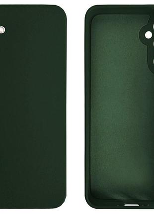 Чехол silicone case camera protective для samsung a35 (22) темно зеленый forest green