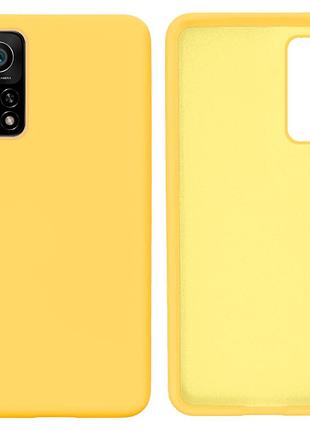 Чохол silicone case camera protective для xiaomi mi 10t (20) жовтий yellow