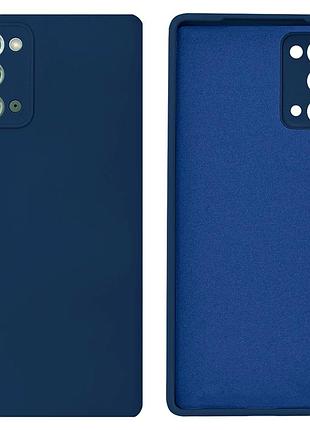 Чохол silicone case camera protective для samsung note 20 (08) темно-синій dark blue