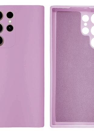Чехол силиконовый full camera protective для samsung s23 ultra (17) light pink светло-розовый