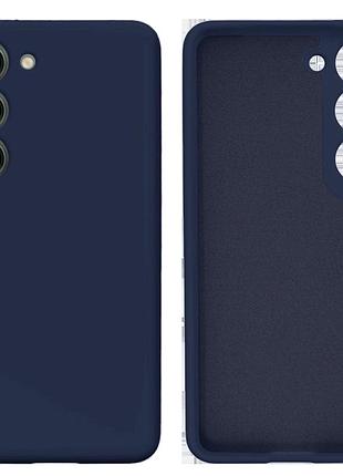 Чохол силіконовий full camera protective для samsung s23 plus (8) dark blue темно-синій