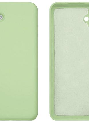 Чехол silicone case camera protective для samsung a04 (19) мятный mint